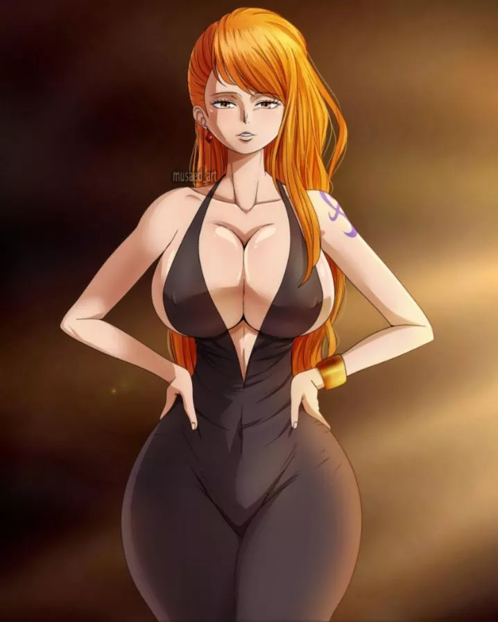 Nami in her sexy dress posted by Kenden0