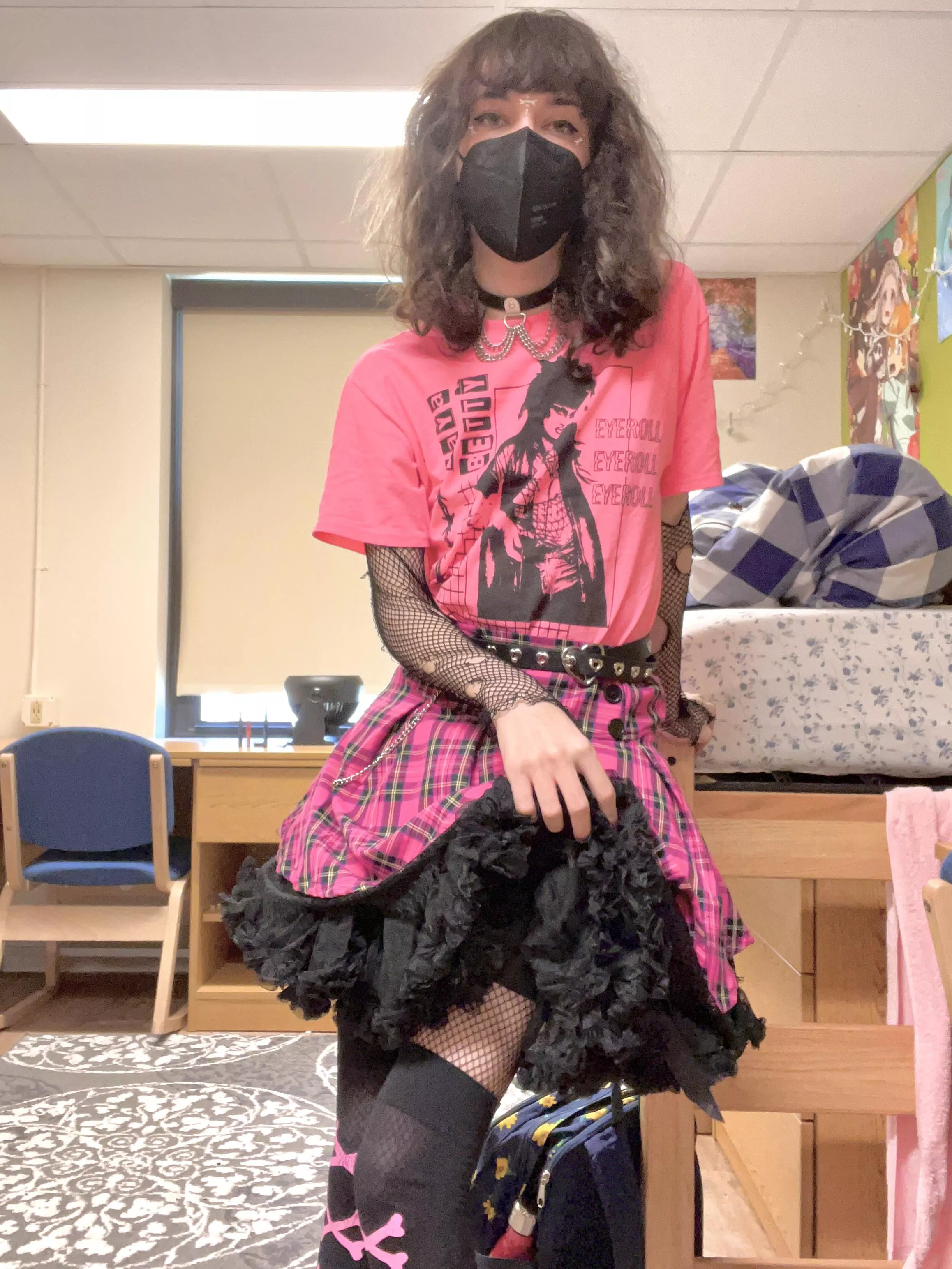 New ruffle underskirt, hope it looks cute posted by KatLily47