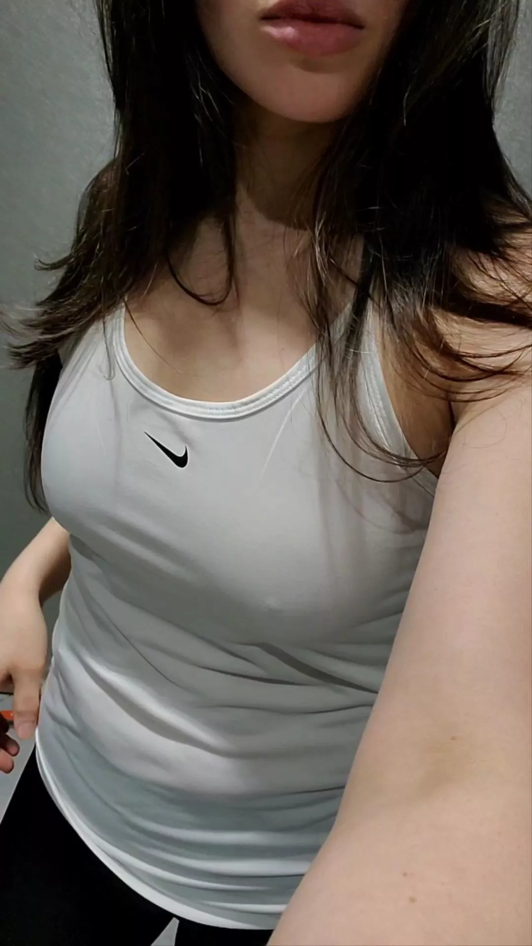 no sports bra today posted by MaeveMarie101