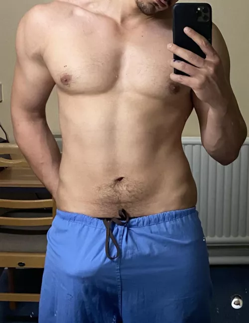 post graveyard shift scrub wood by Otherwise_Key1150