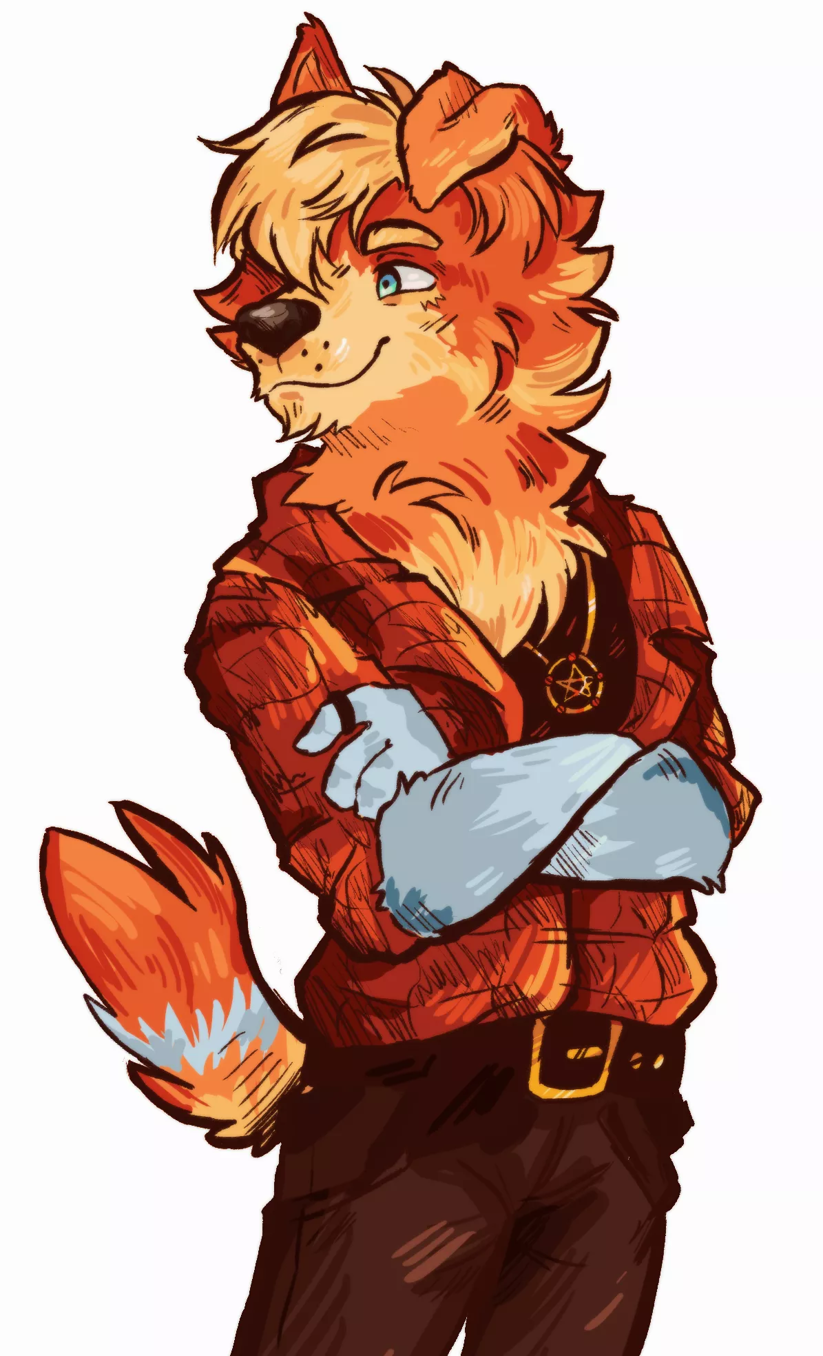 Radley from Bluey, except he's drawn in my style c: posted by yurisek008