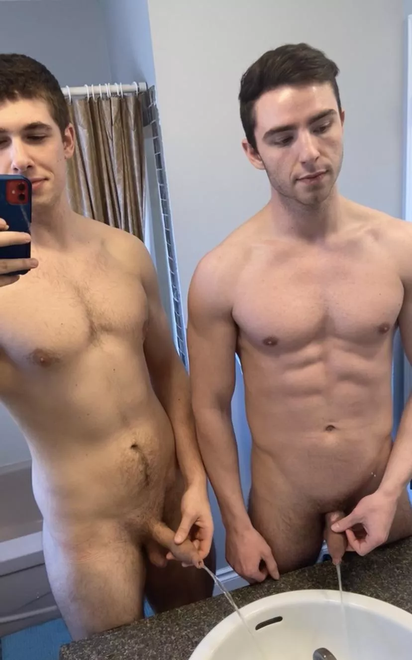 Two guys pissing posted by Salt_Impact9008