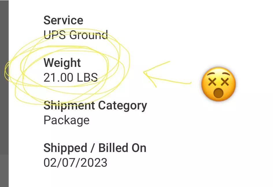 UPS FAILED me! I’m out of town and my parents are at my house. I paid $20 to have 2 packages delivered on Monday. Nope - they came today! 24.2 lbs of dildos that my dad had to bring inside after they went to church! 🤣 I really hope my mom doesn’t  posted by Important-Tackle-484