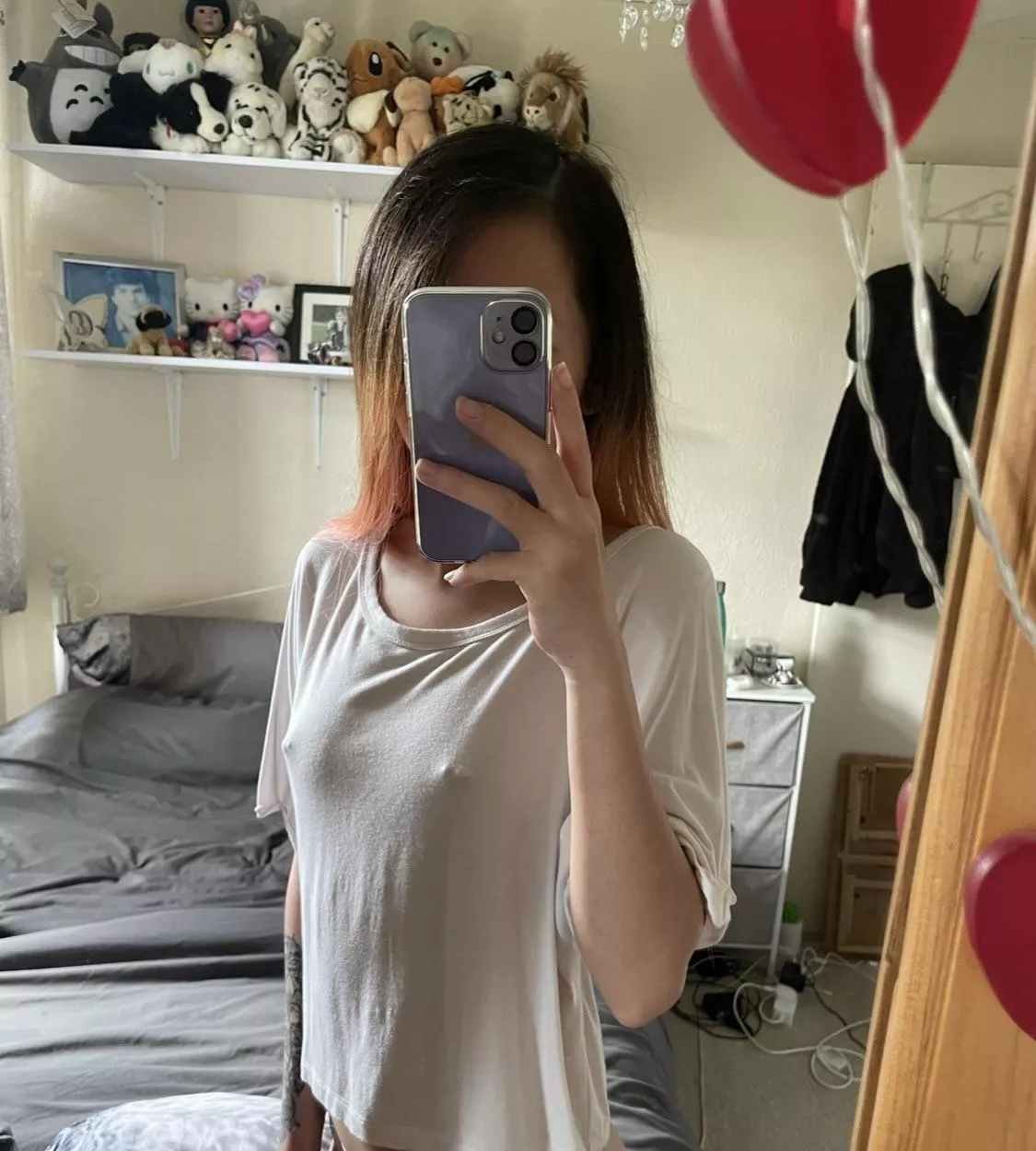 You can play with them through the shirt posted by buttslutt10