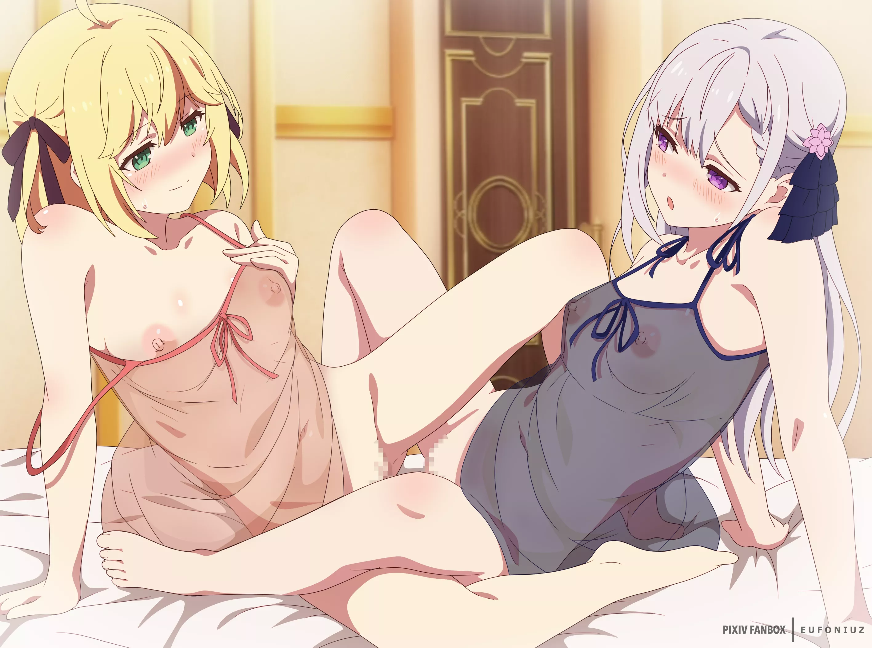 [Yuri] Pussy to pussy posted by Heards_