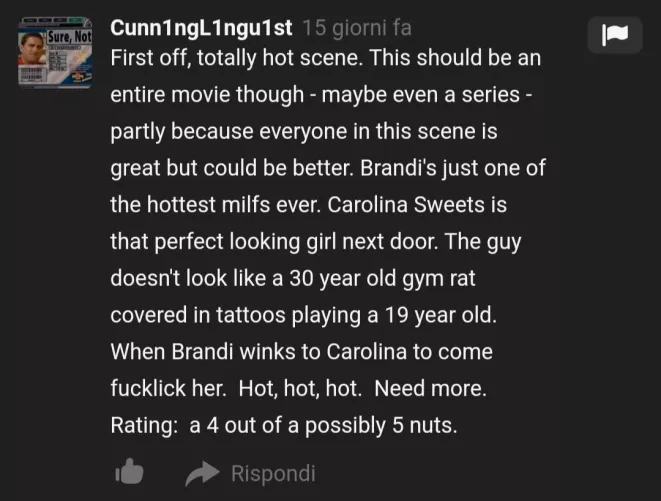 4 out of 5 nuts says Cunn1ngL1ngu1st by MacCigo