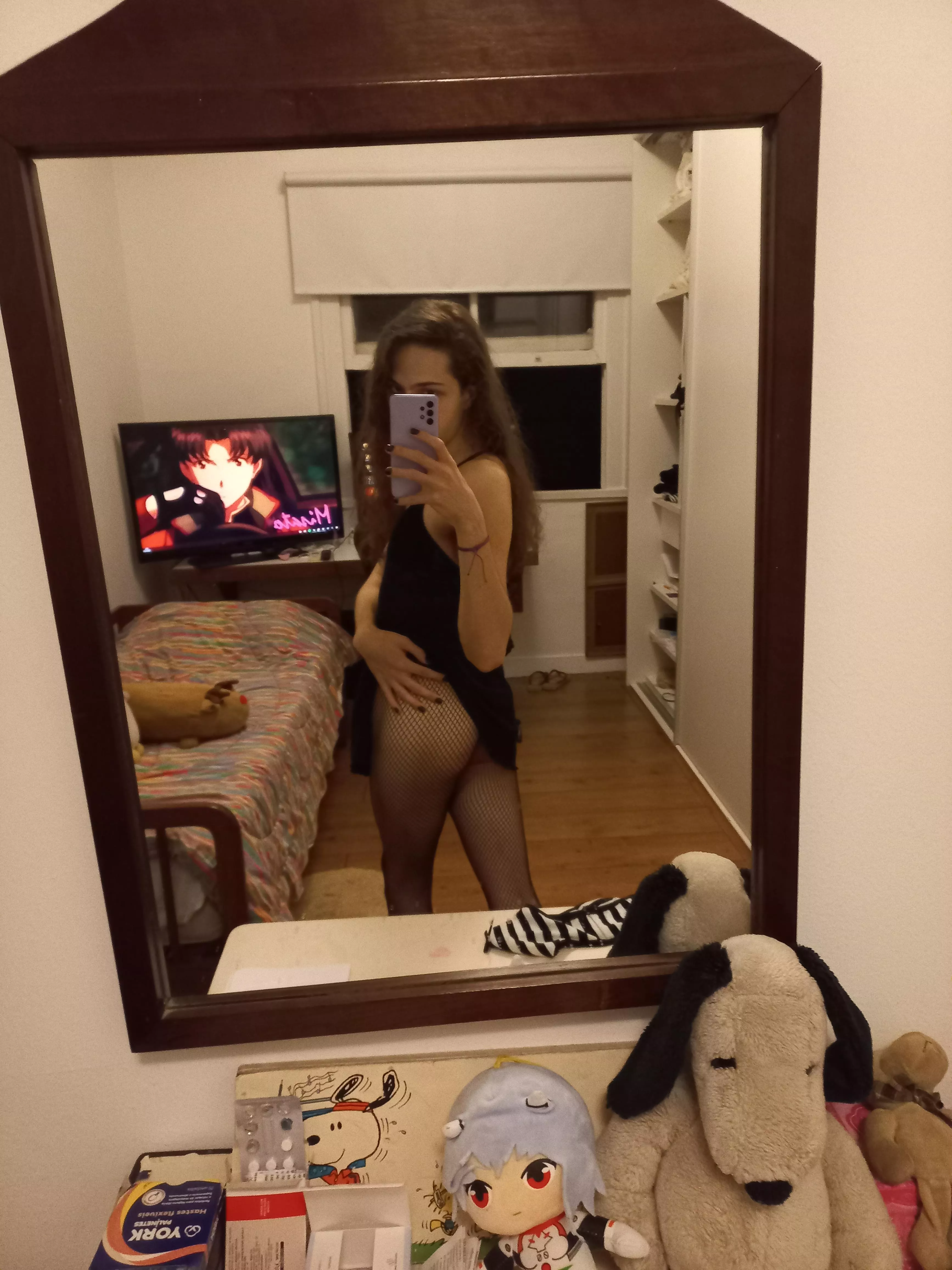 Do you like my ass in fishnets? 🥺 posted by Dogosa_