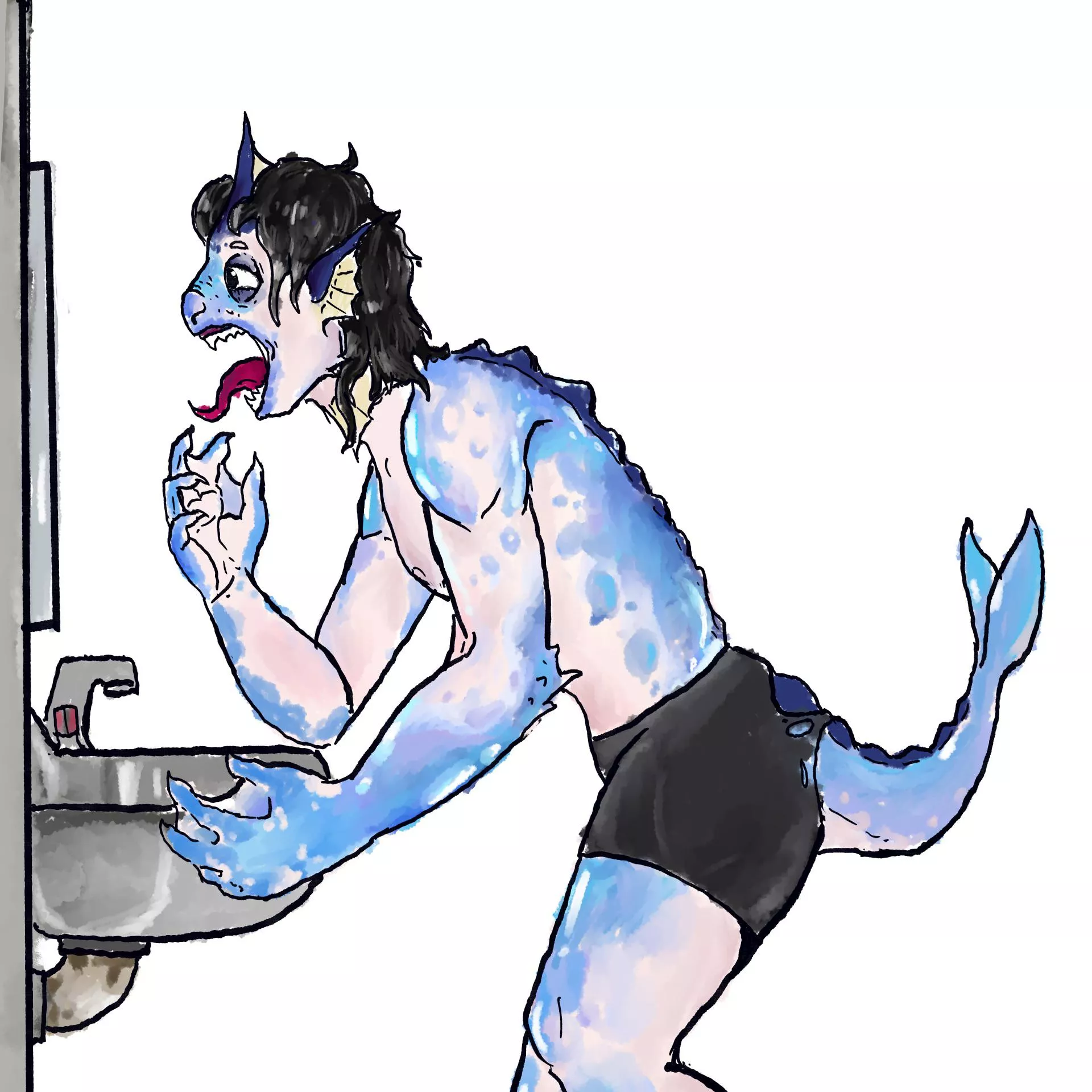 Feeling Vappy (M Human -> M Vaporeon) posted by Taxi_Tf