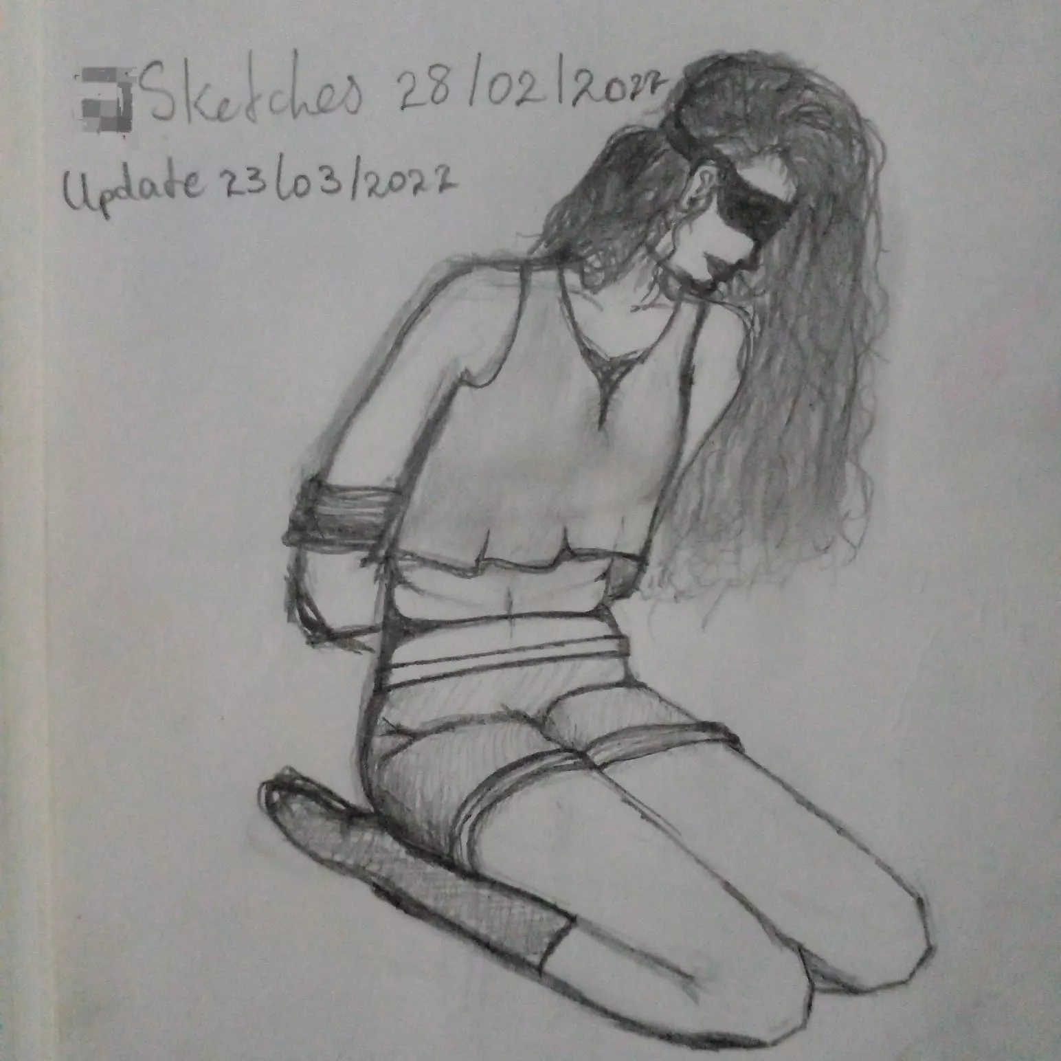 First attempt at a bondage drawing posted by P0110-D1701