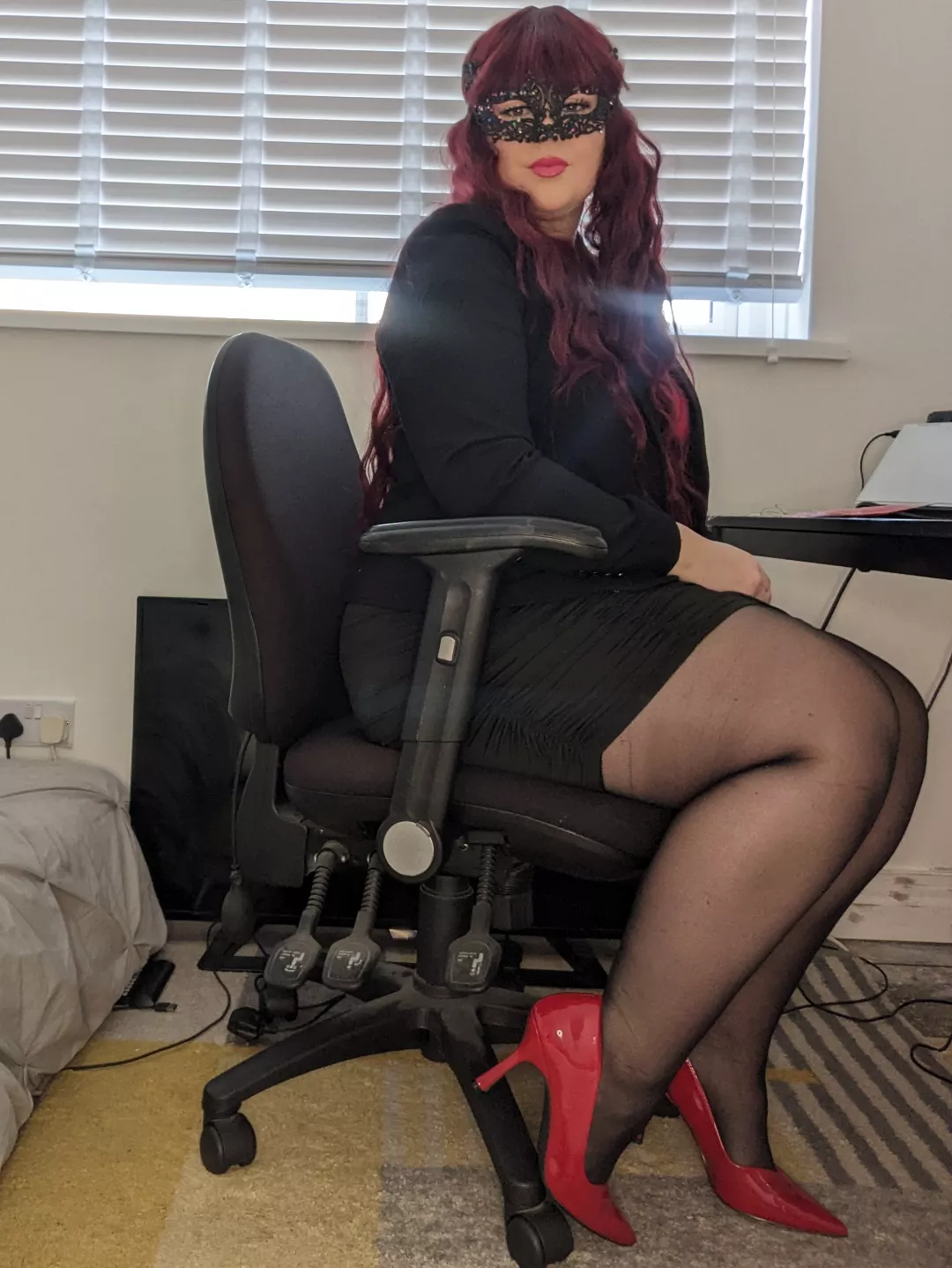 I love these red shiny heels, perfect for a valentine's fit posted by AngelArielXO