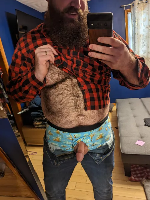 Lumberjack plaid... would you like to jack my lumber? 😂😁 by BeardedAnonnn