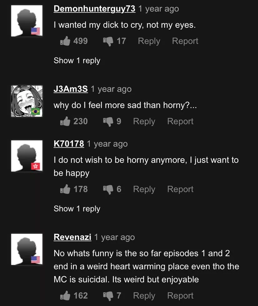 Me sad too posted by amanwholikestofish