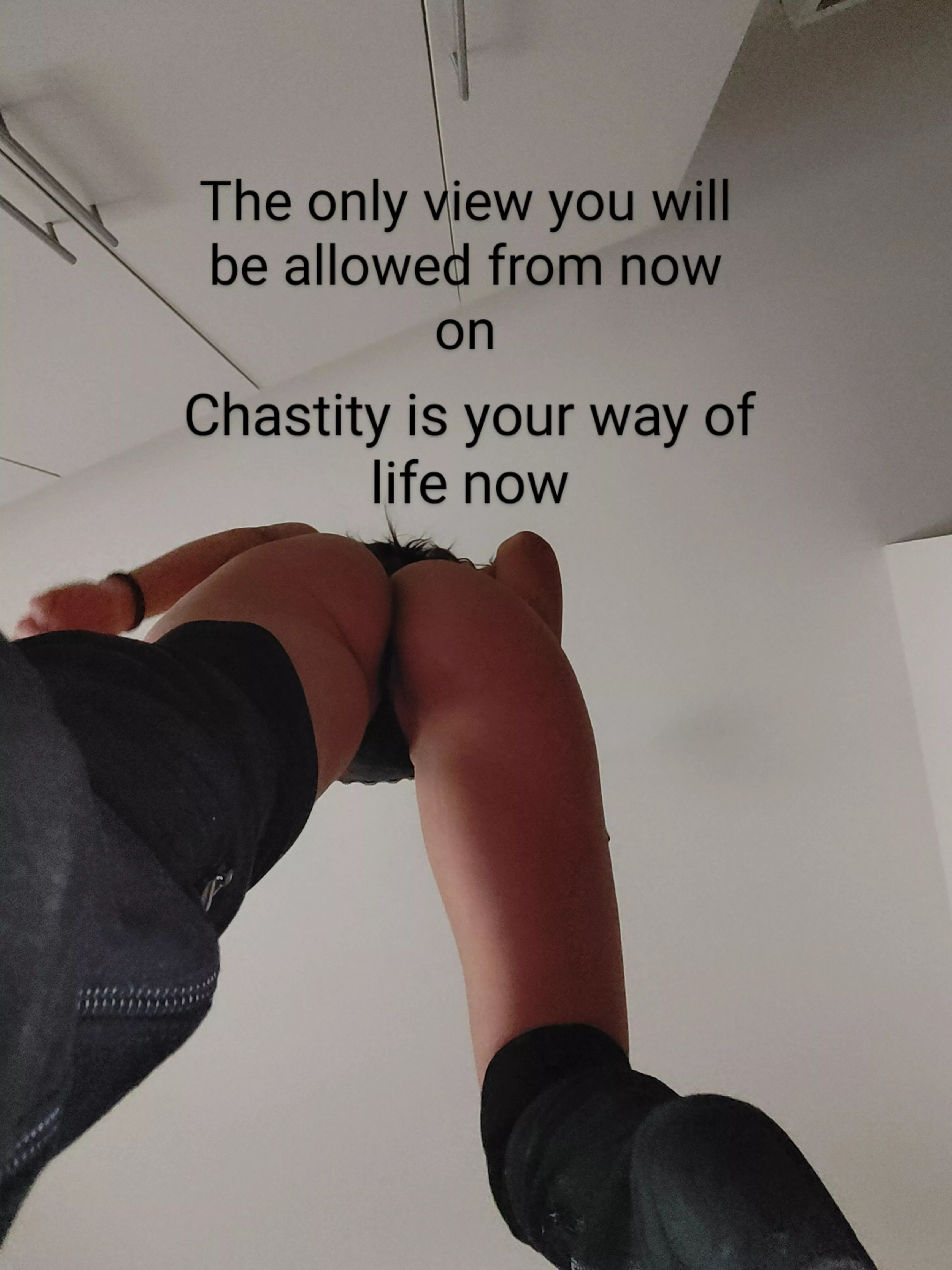 My BF starting his new lifestyle posted by kinkycoupleIT