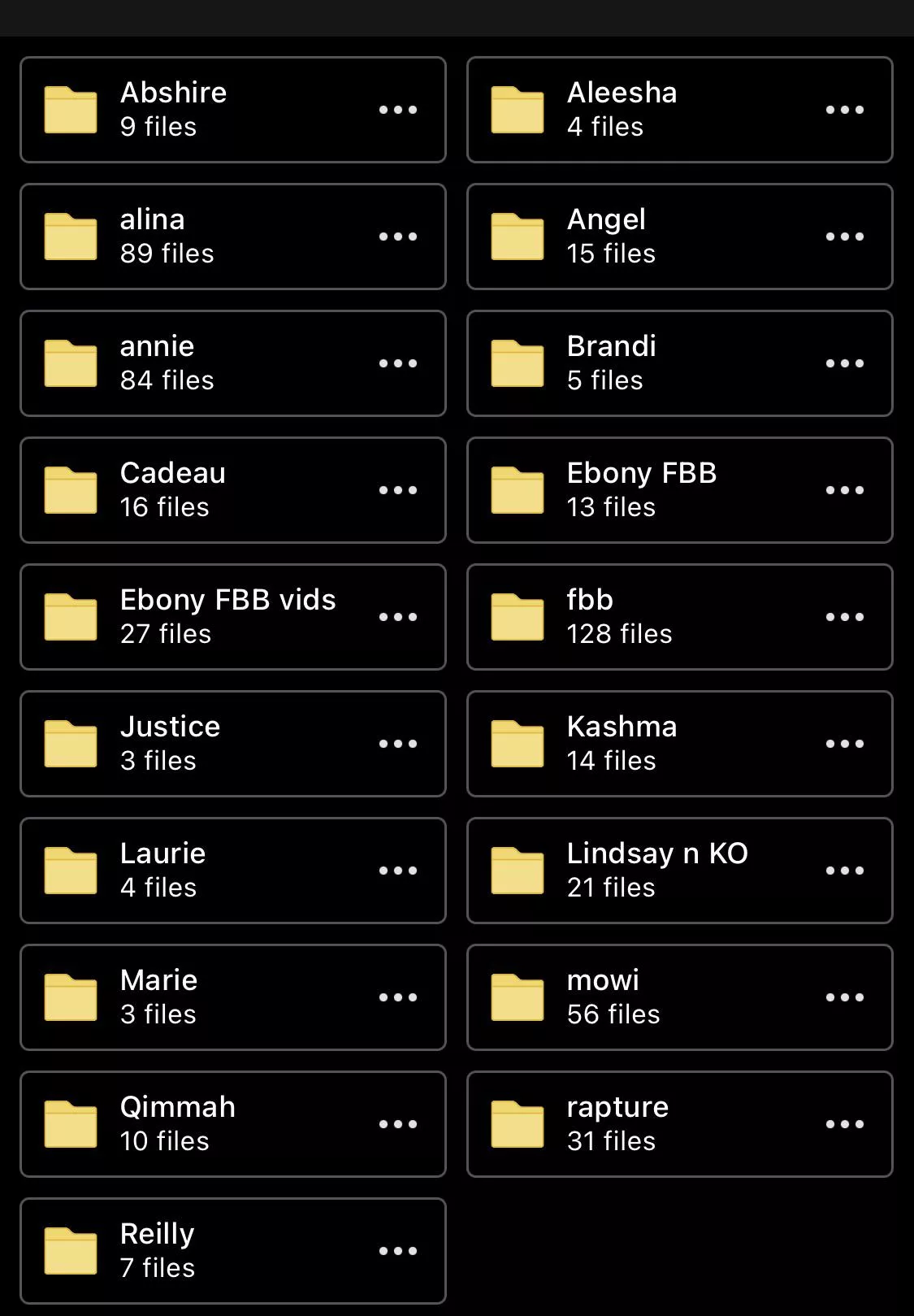 My collection of FBB. DM for link. posted by Zinnicus