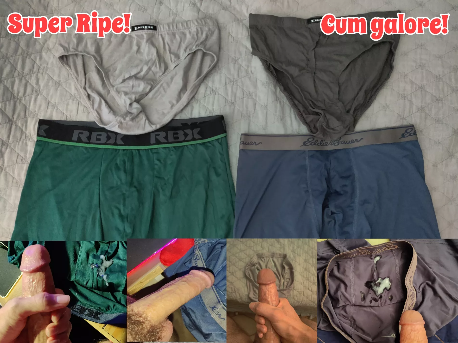 My small collection of RIPE undies to wear 🐽🐽🐽💦💦💦 posted by i_Love_Koochie