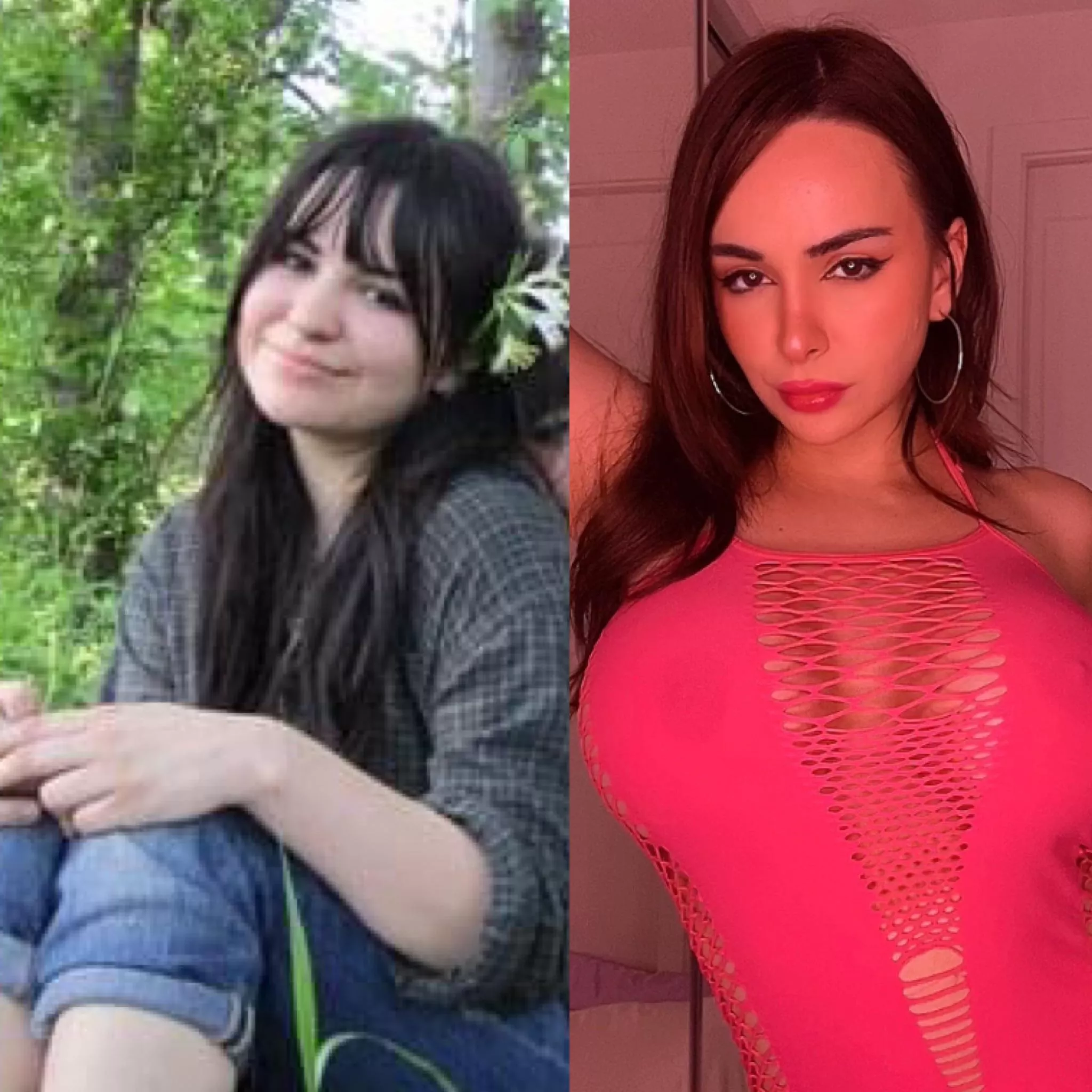 my transformation so far 💞 this monday i’m getting my lips done!! woo!! posted by Street-Froyo-3268