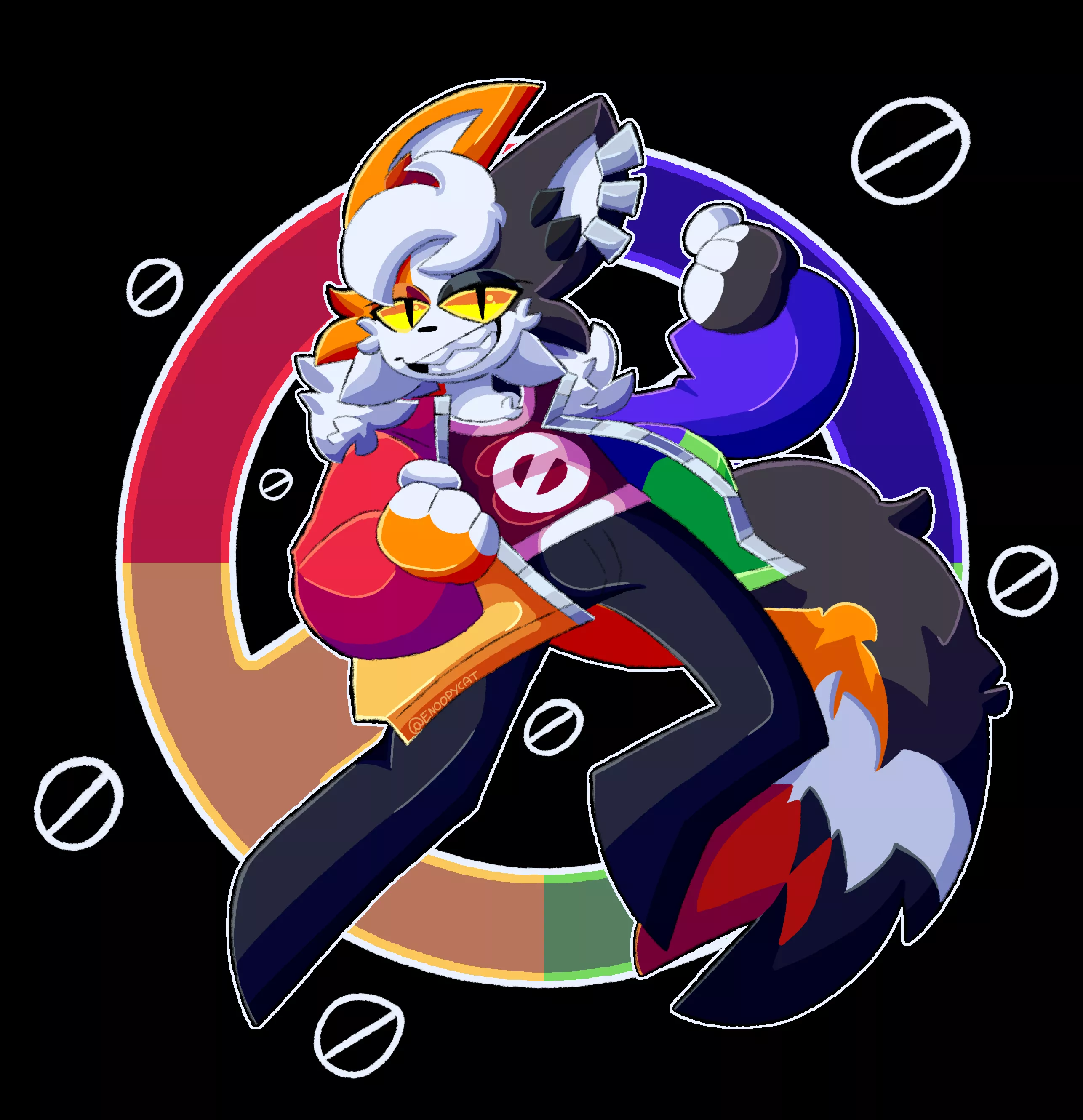 new clothing for my fursona (art by me) posted by enoopycat