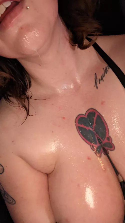 🤤spit oiled chest [oc] by Heartless-Kairi