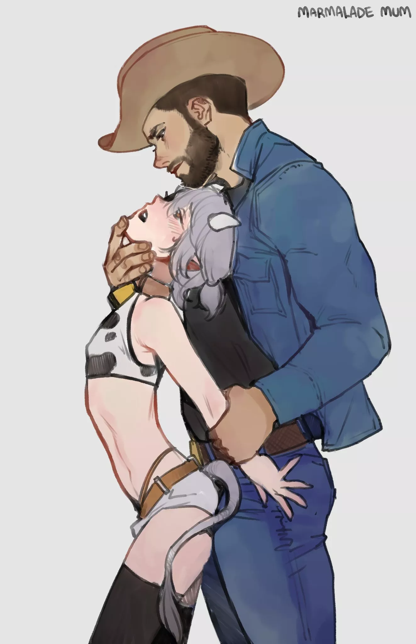 Texan and California cowboy (marmalade mum) posted by ihatereddit464