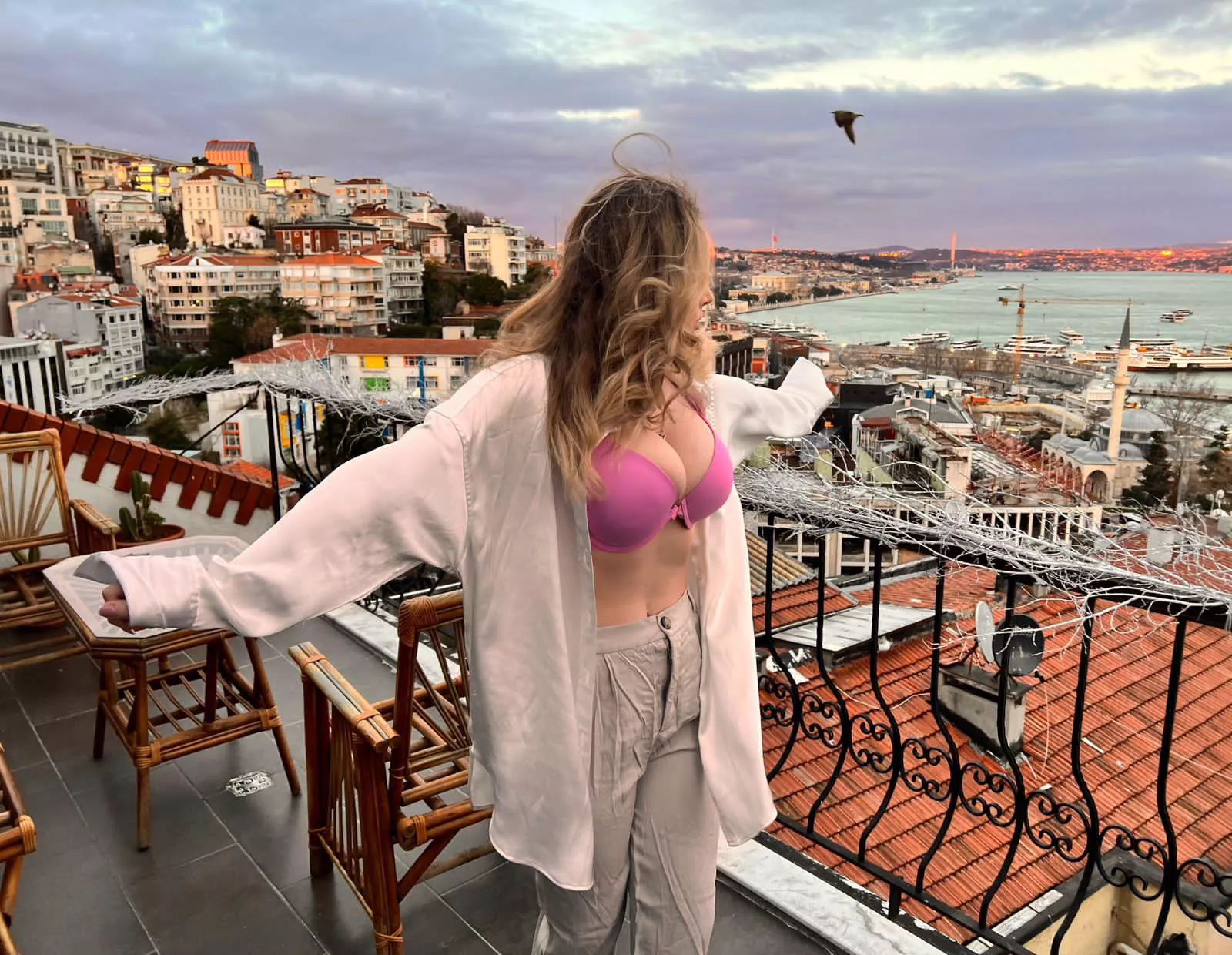 This view from the balcony is love❤️ posted by sxBarbieGirl