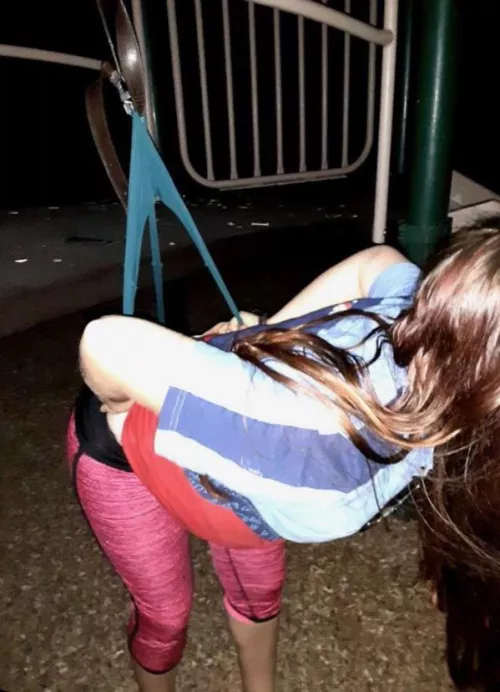 throwback.... strung up by my thong 😶🫣 by AtomicKarina