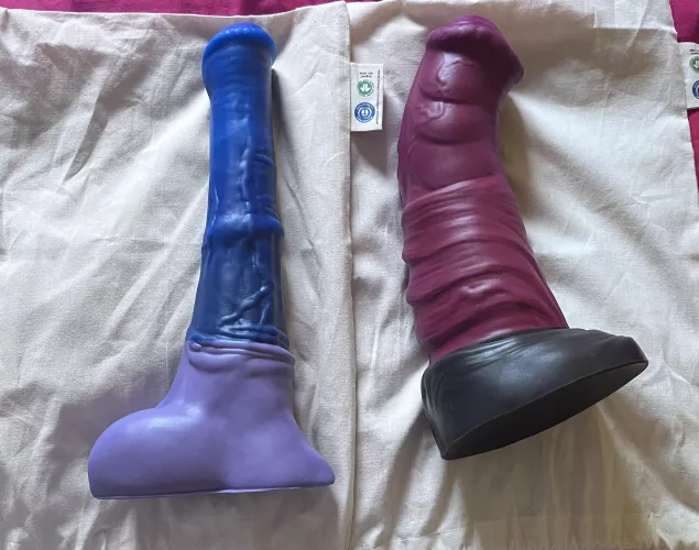 Toys I got from the last custom drop - L Chance & Slepnir tried surprise me colour & got these!! by -preistessofpotato-