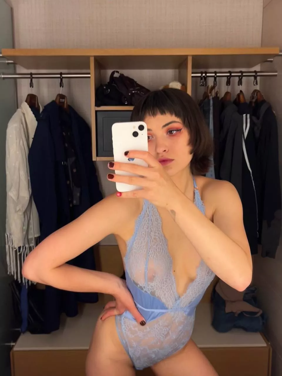 Trying my best to make your mood better and dick harder posted by cocky_polly