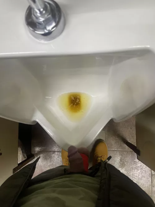 Waiting for someone to walk in the truck stop bathroom by camocowboyboots