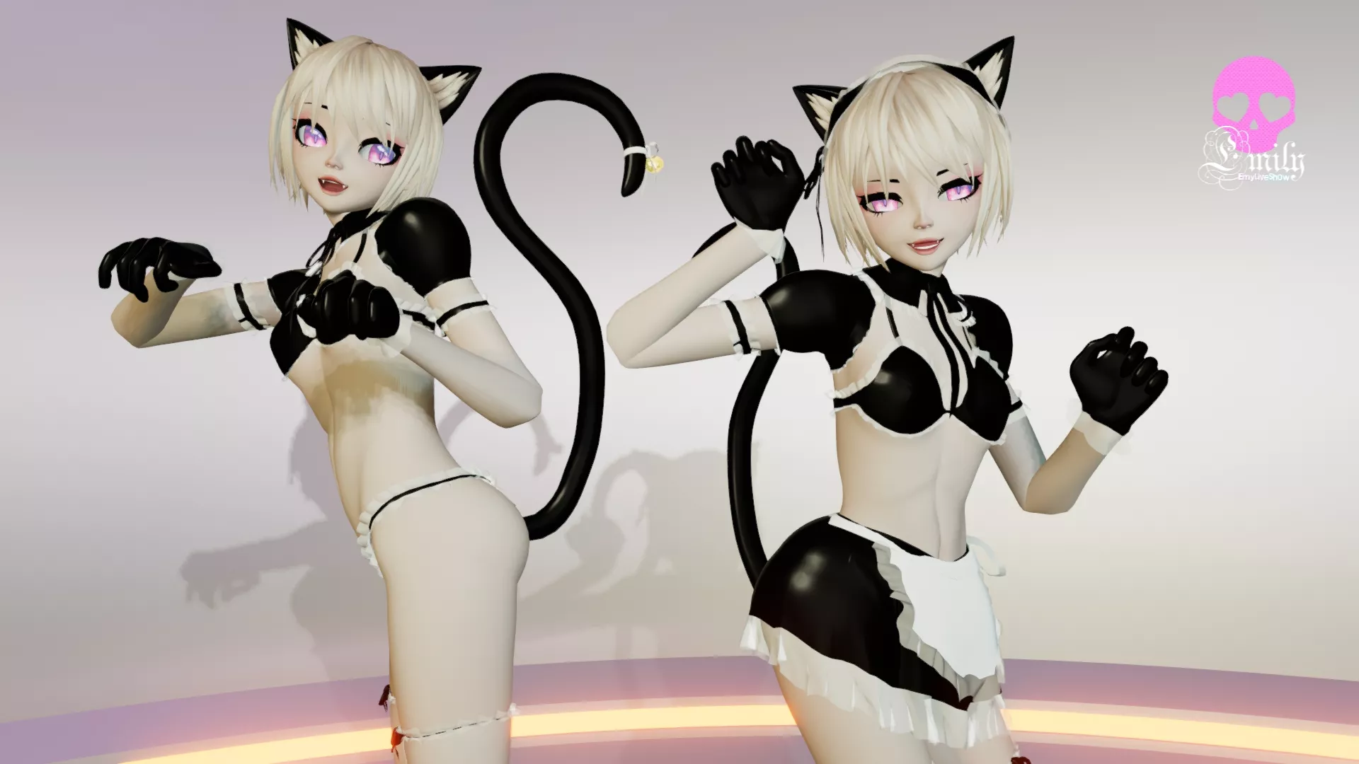 We have a surprise for you 😋 Come to us and guess who is the real Emy and who is the naughty girl who would like me to fuck her 😈🥵💦 https://chaturbate.com/emyliveshow posted by EmyLiveShow