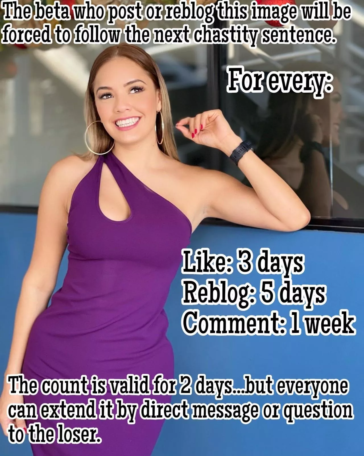 Welcome to your new life and my world order. posted by Dressedmauser156