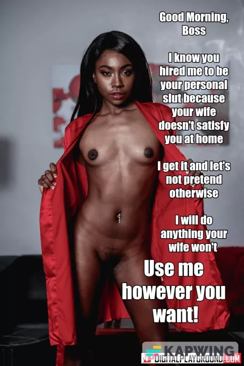 You hired a sharp one! 😏 by captionmaker2