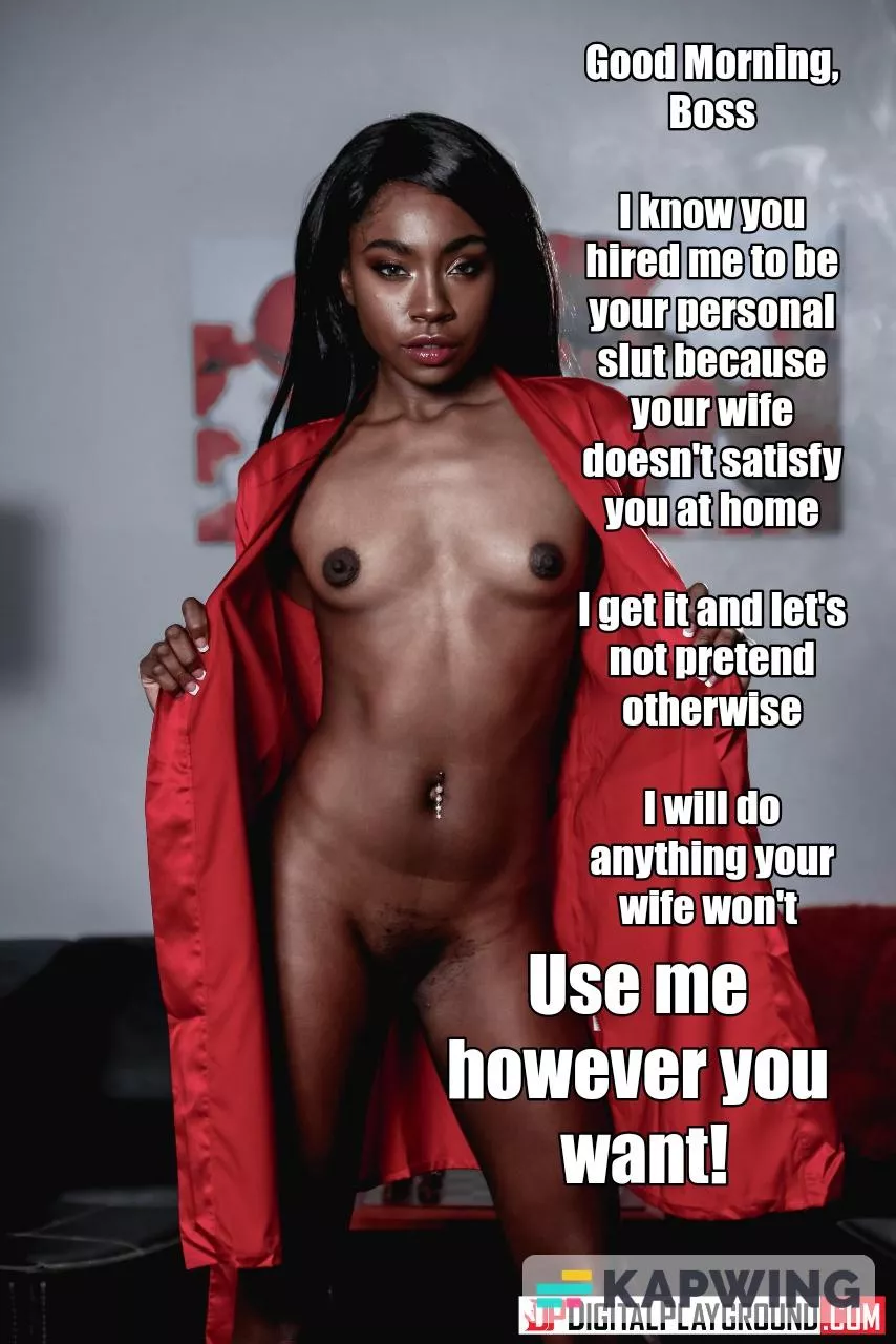 You hired a sharp one! 😏 posted by captionmaker2