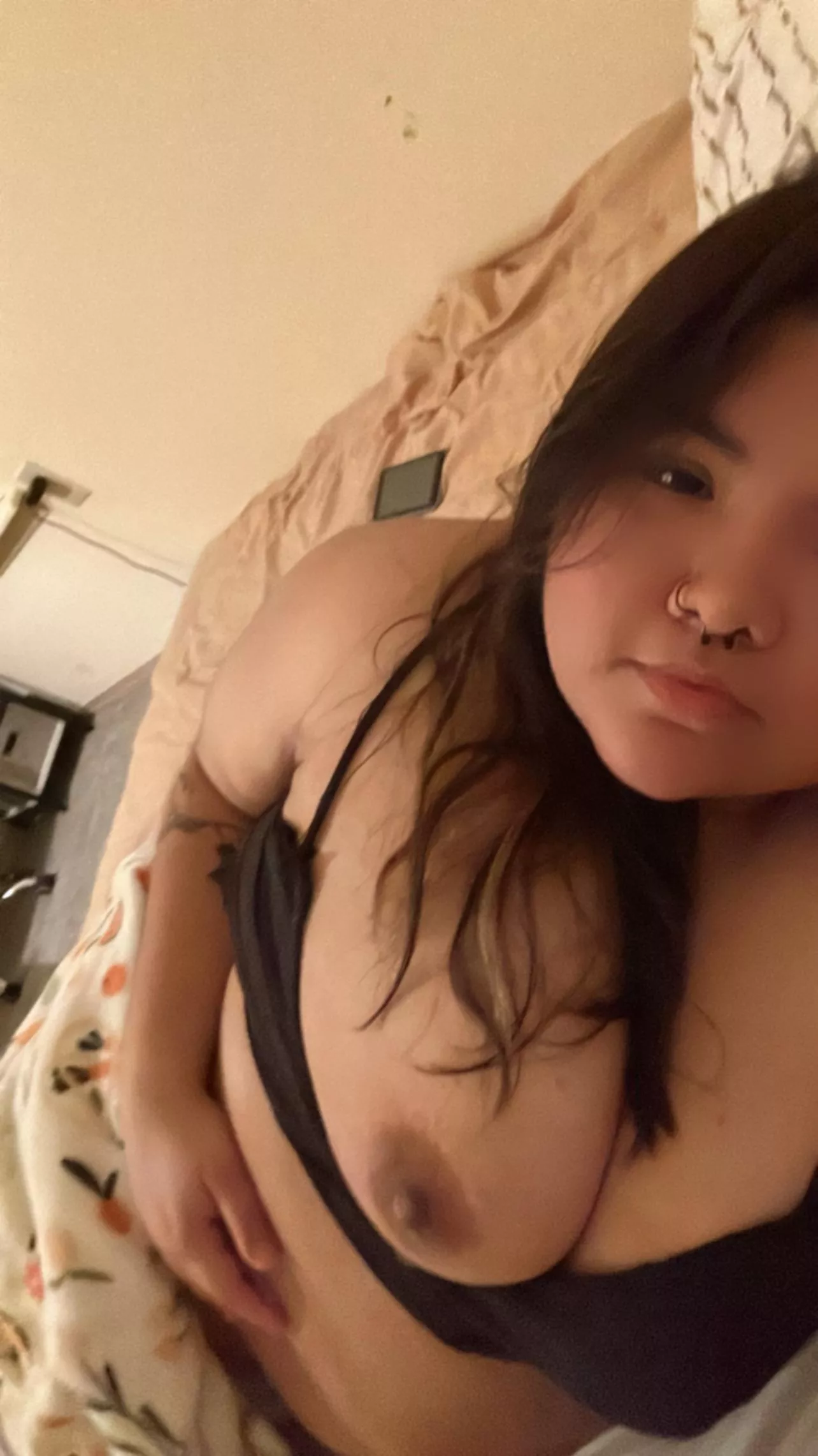 You’ll wake up to this every morning 😋 my tit just slips! posted by alexxxlunaxo