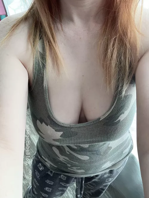 Your daily peak down my shirt by Sagebabe8162