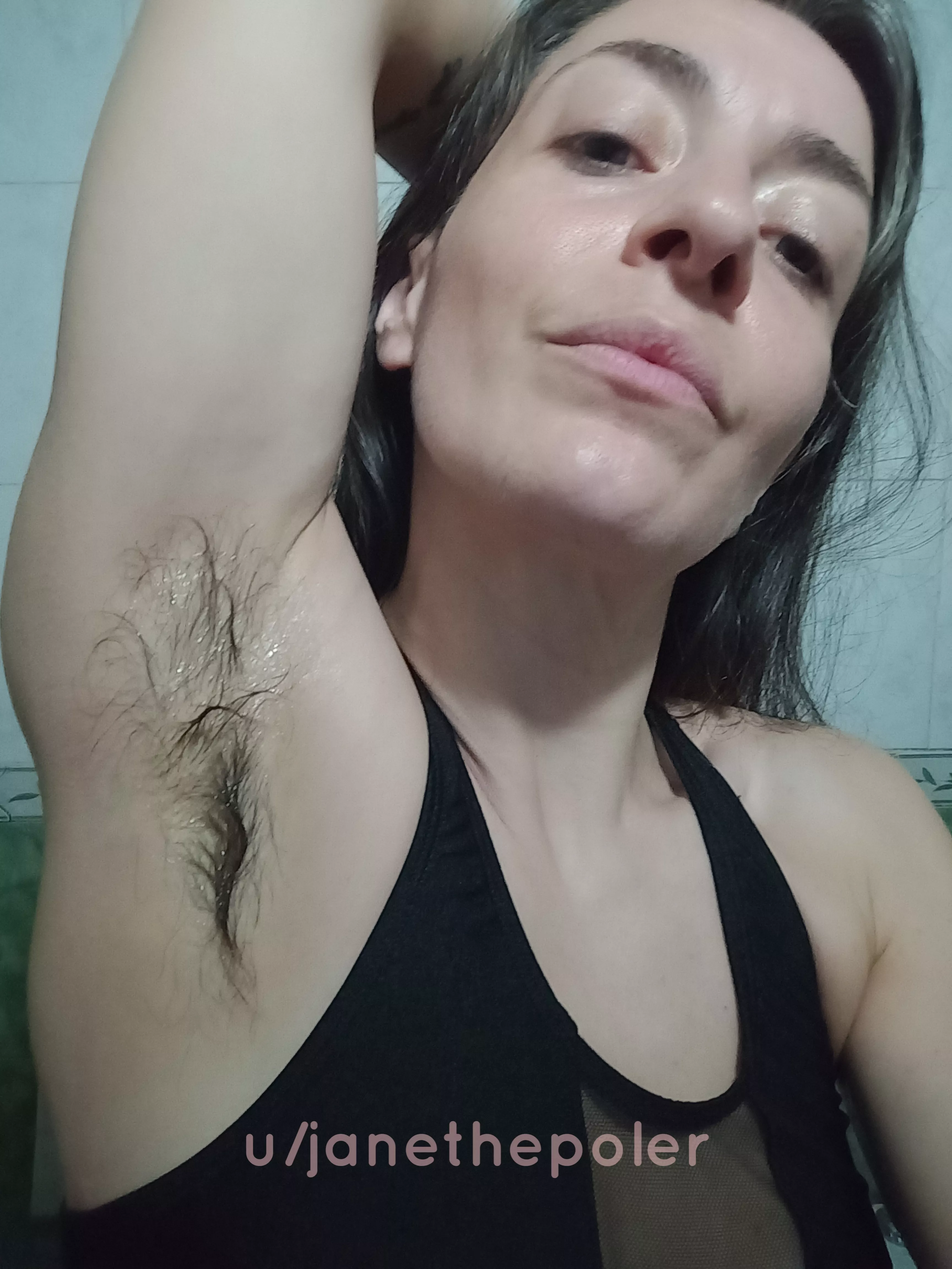 after a training day 🥵💦 posted by janethepoler