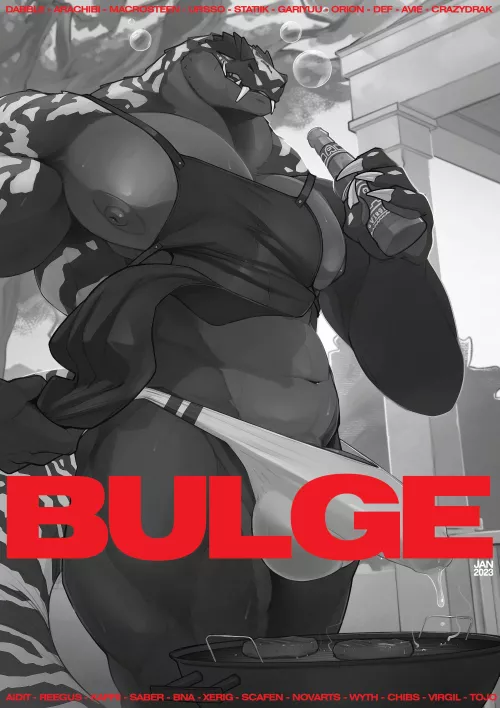 Bulge Magazine - 26pg furry mag. (itch download) by ThisAccountshouldnt