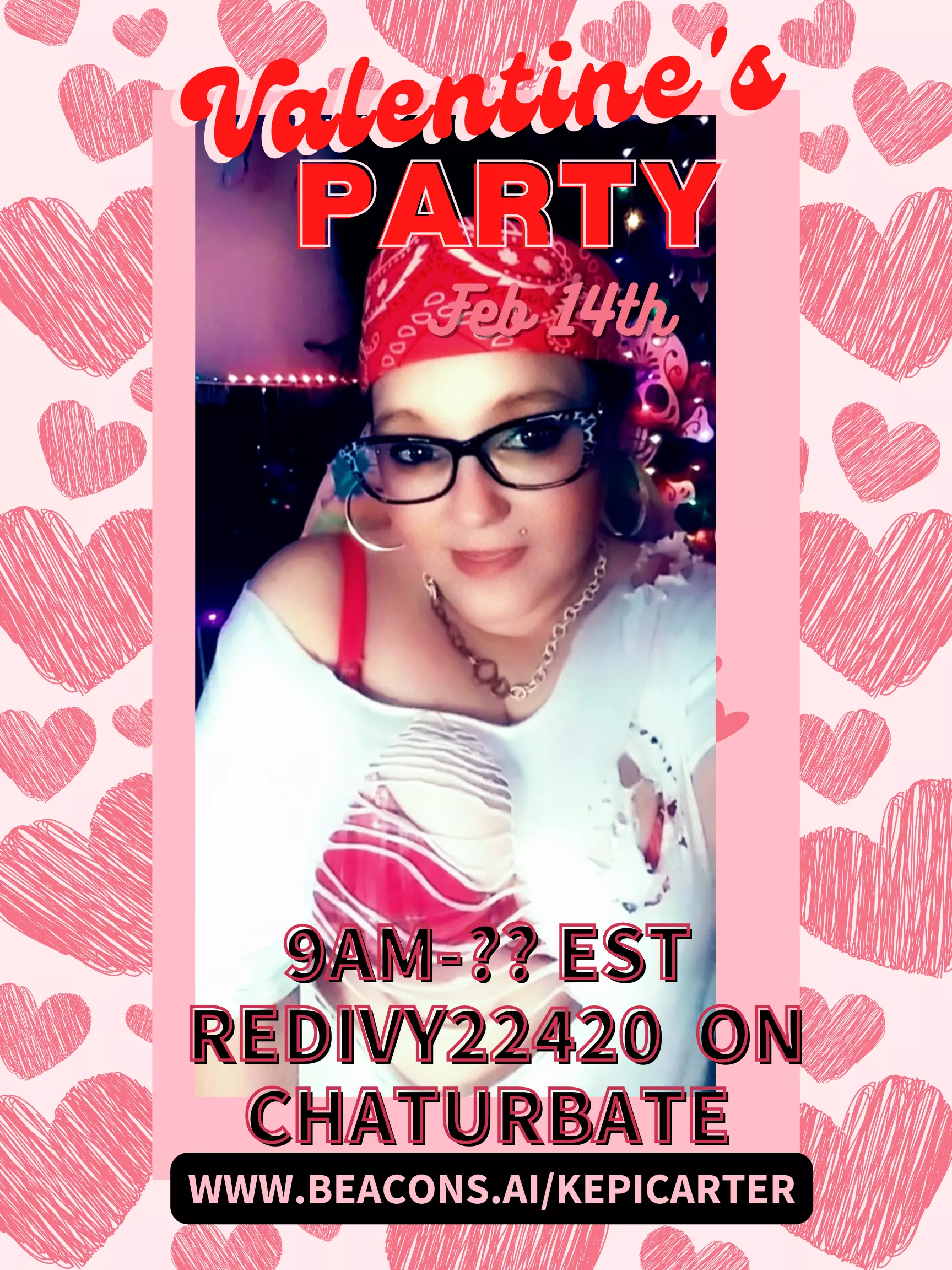 Can I be your Valentine 💝 CUM 💦 Join me 9am-?? EST on Chaturbate. Link in the comments. posted by Kepicarter