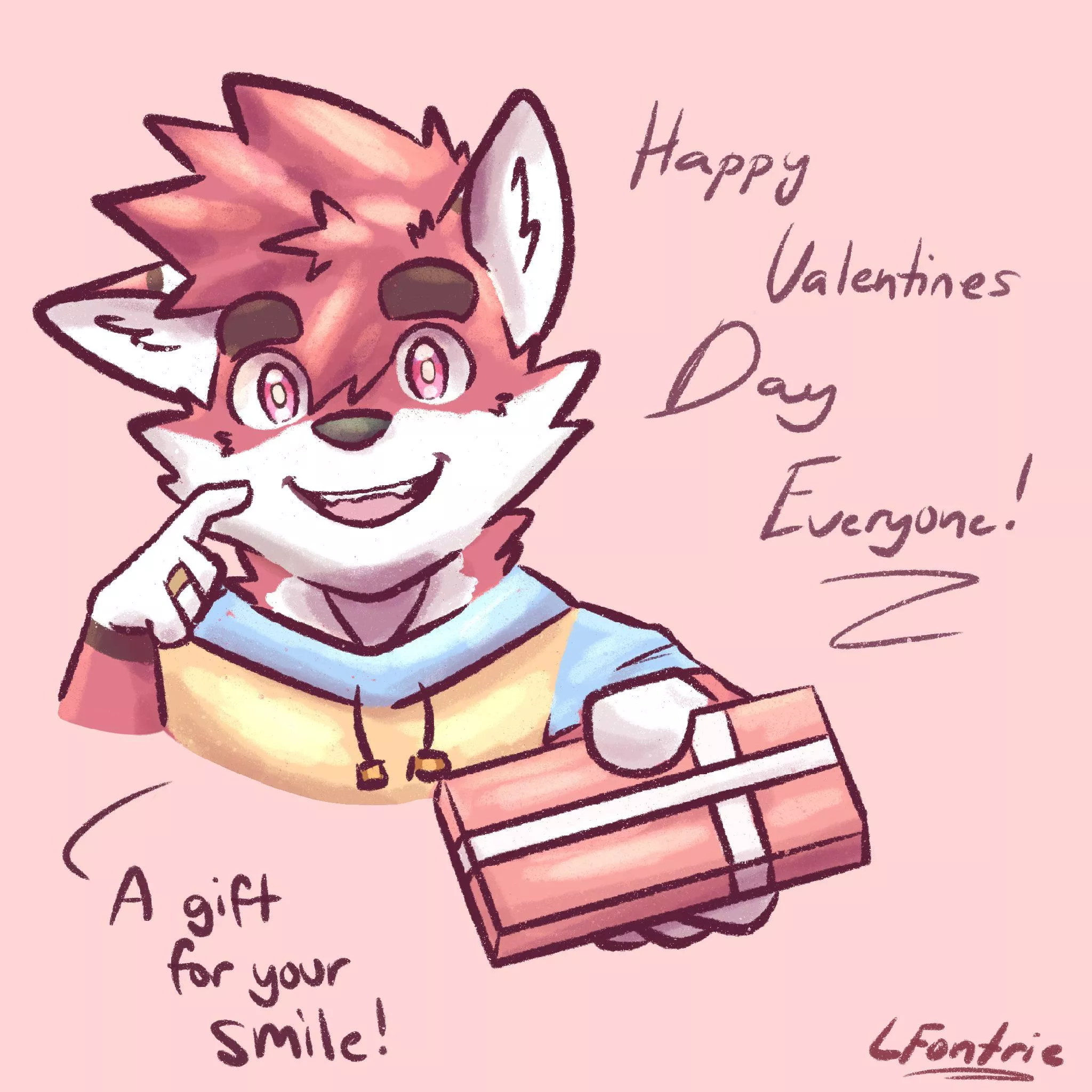 Happy Valentines Day Everyone! ( Art by Me ) posted by LFontrie