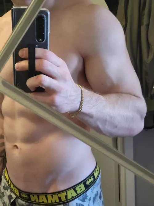 In my slutty batman lingerie by Hank-scorpio69