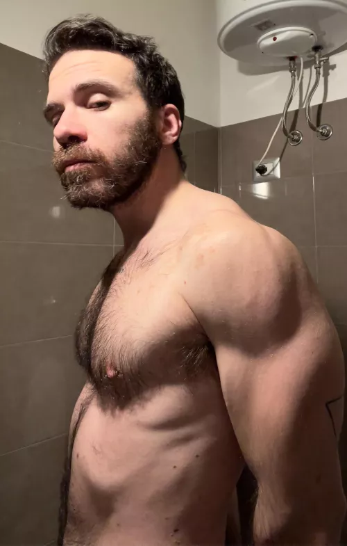 In the bathroom by TheWankingBeard