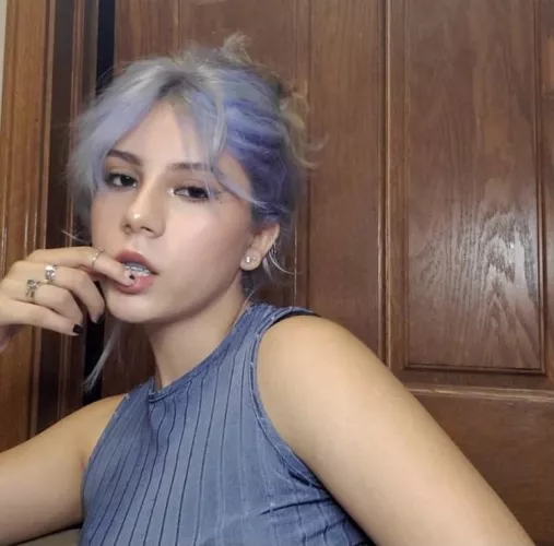 Just dyed my hair!! Can you tell it’s my favorite color? by juliejeeks