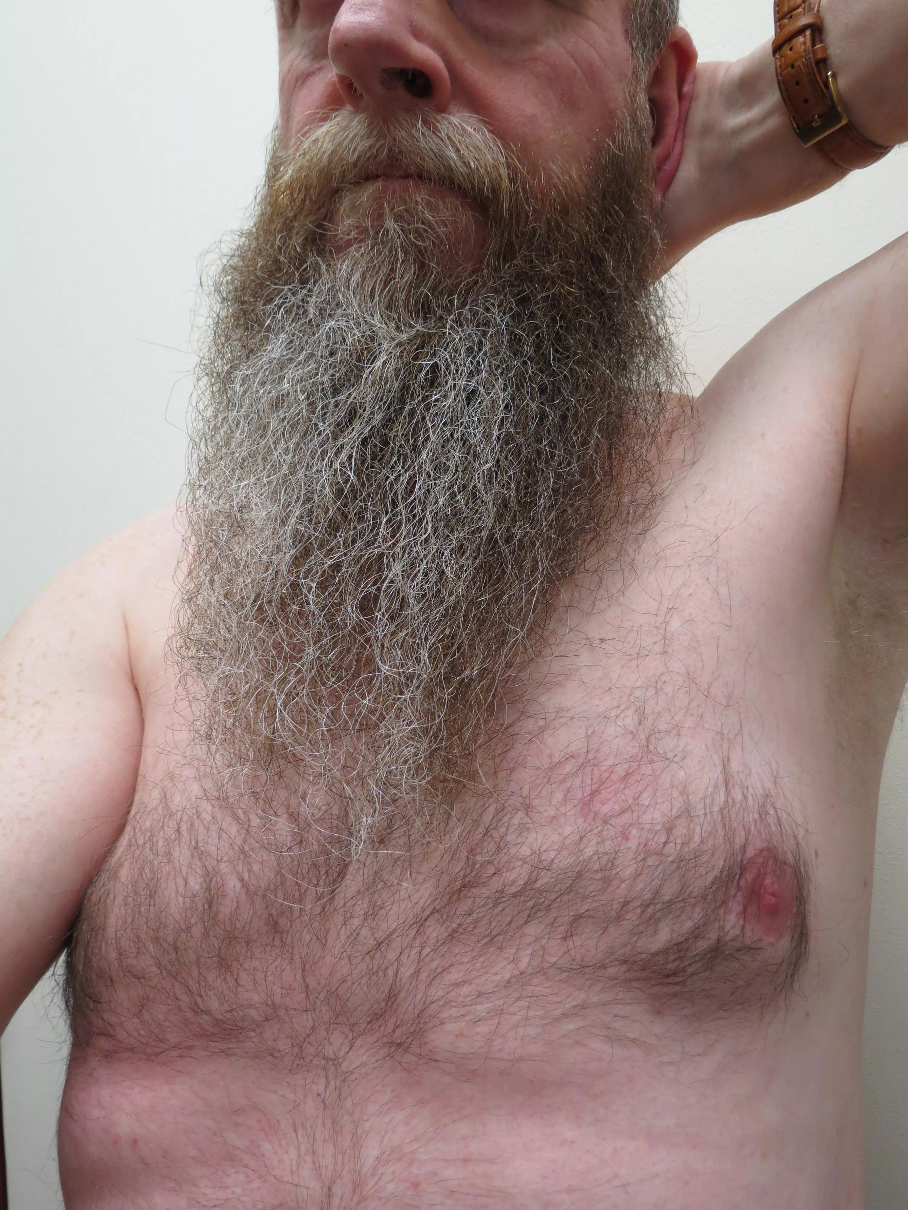 Lots of beard and enough chest hair, but not that much armpit hair unfortunately. Can I borrow some of yours? posted by Sweet-Fortune-8568