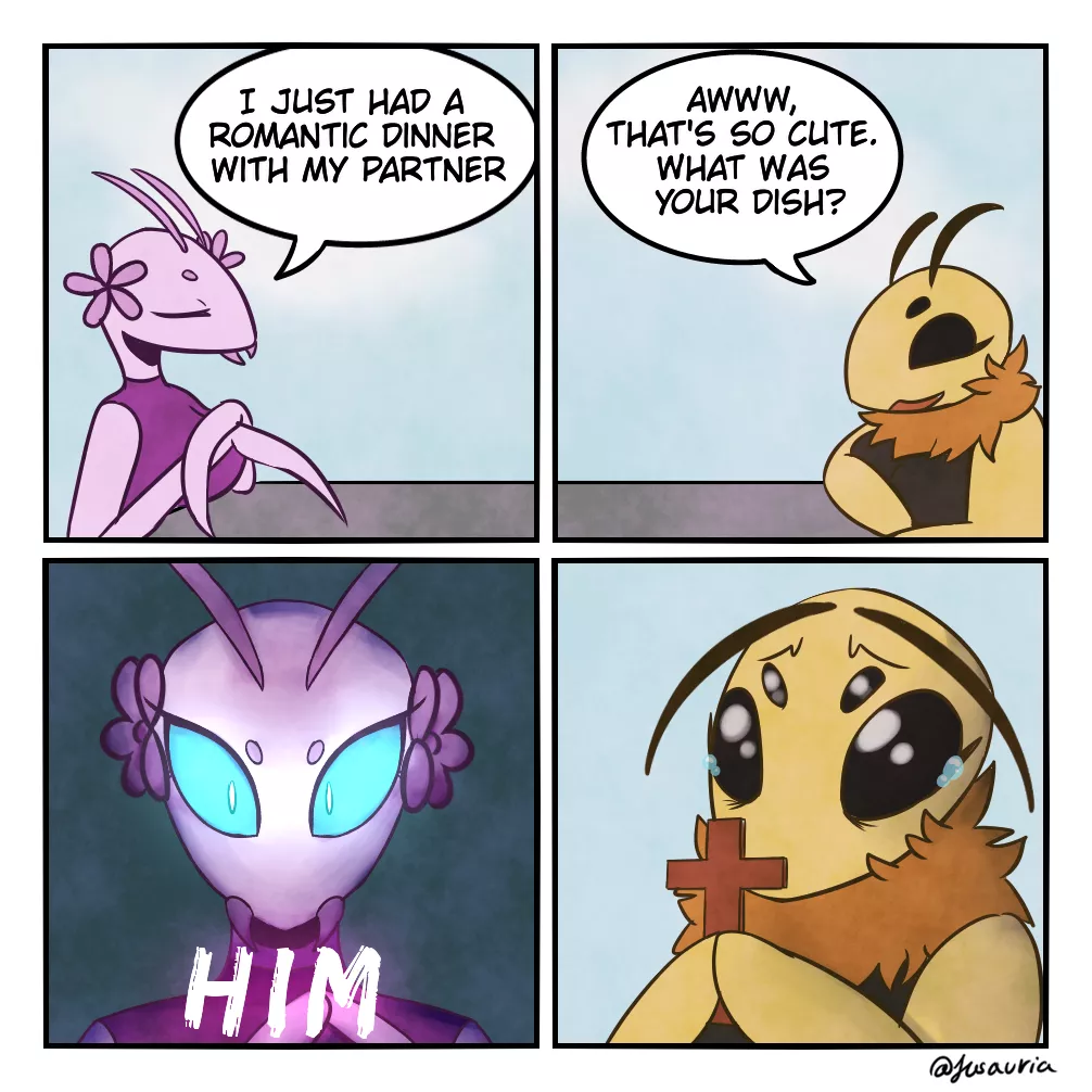 Love is scary sometimes ... (art by me) posted by jusauria_sfw