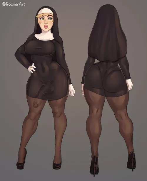 Nun can't hide it (Rocner) by ObserveAndHerve