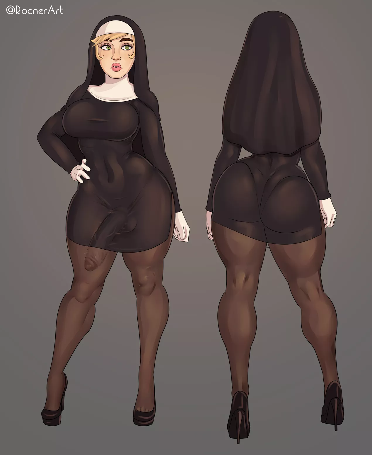 Nun can't hide it (Rocner) posted by ObserveAndHerve