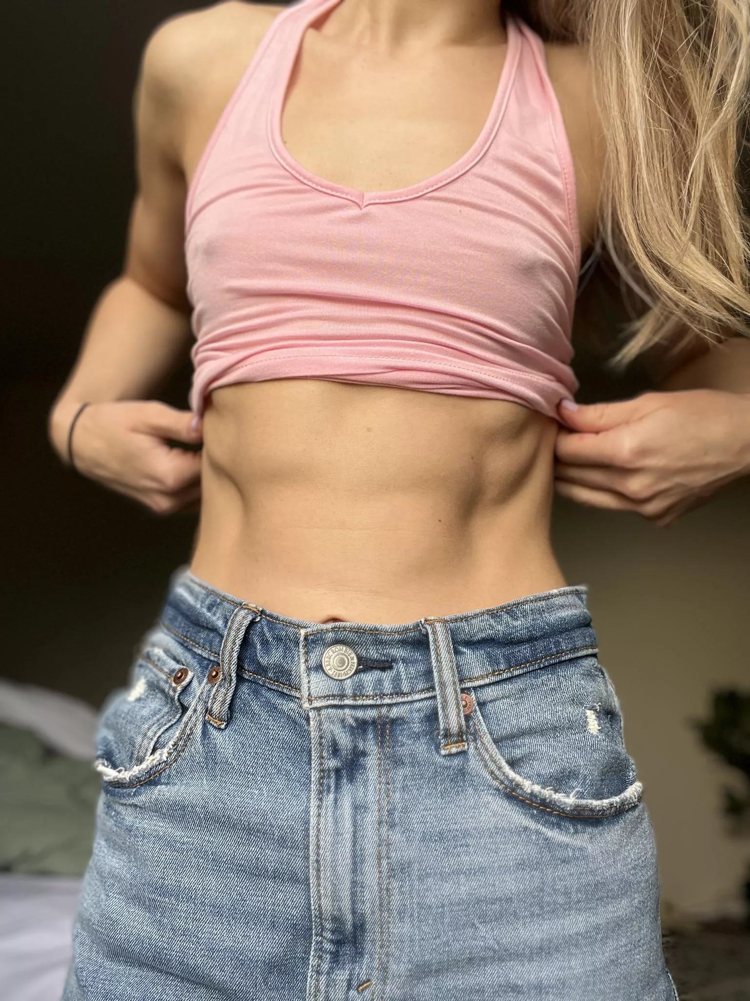 On warm days, guys at school get to see me like this ;) posted by Petitenfit