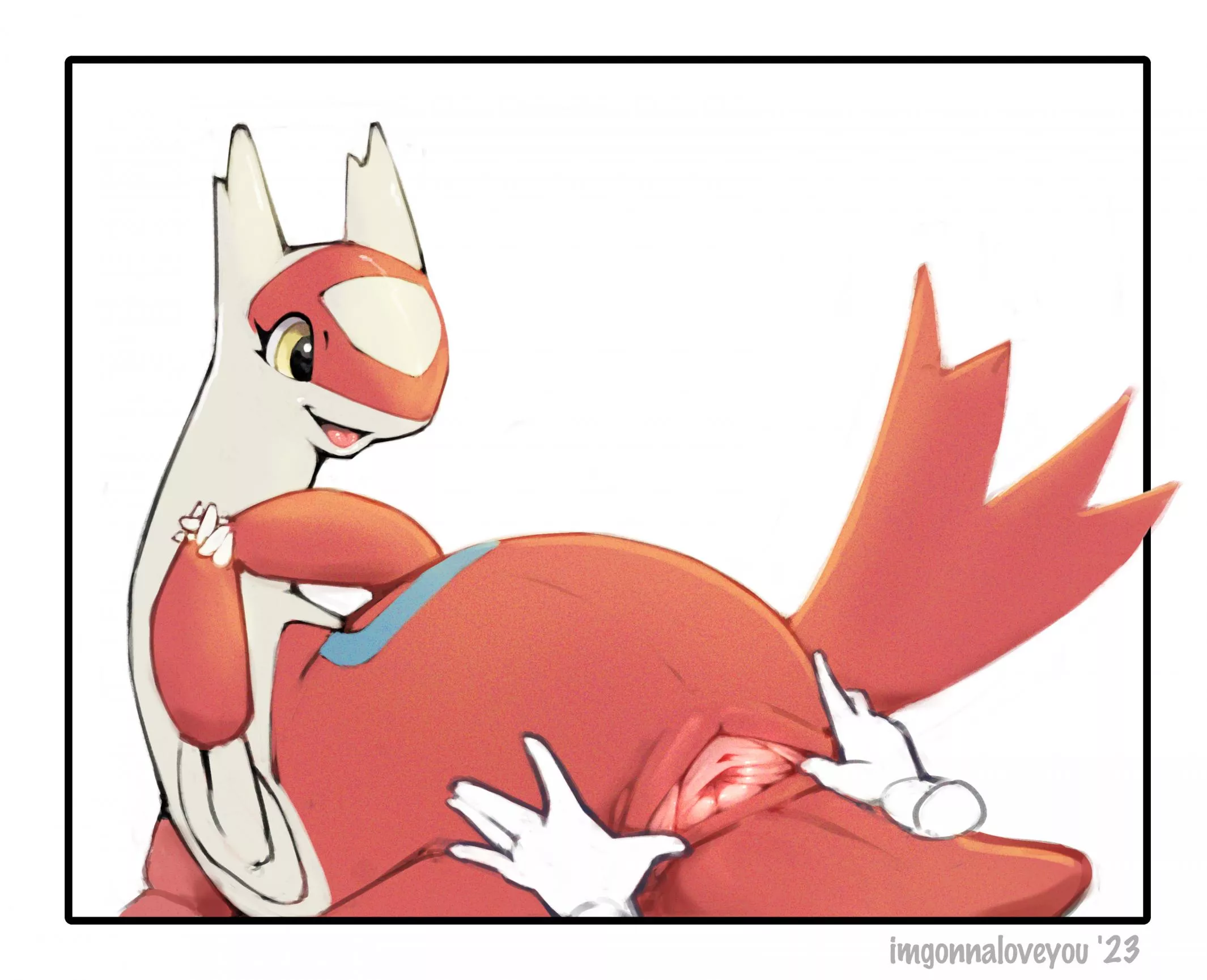 Playing with Latias [MF] (Imgonnaloveyou) posted by OwO_Bot