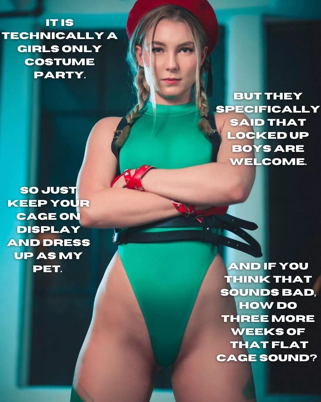 She‘ll get really mad if you don’t come along! posted by Substantial-Goat-660