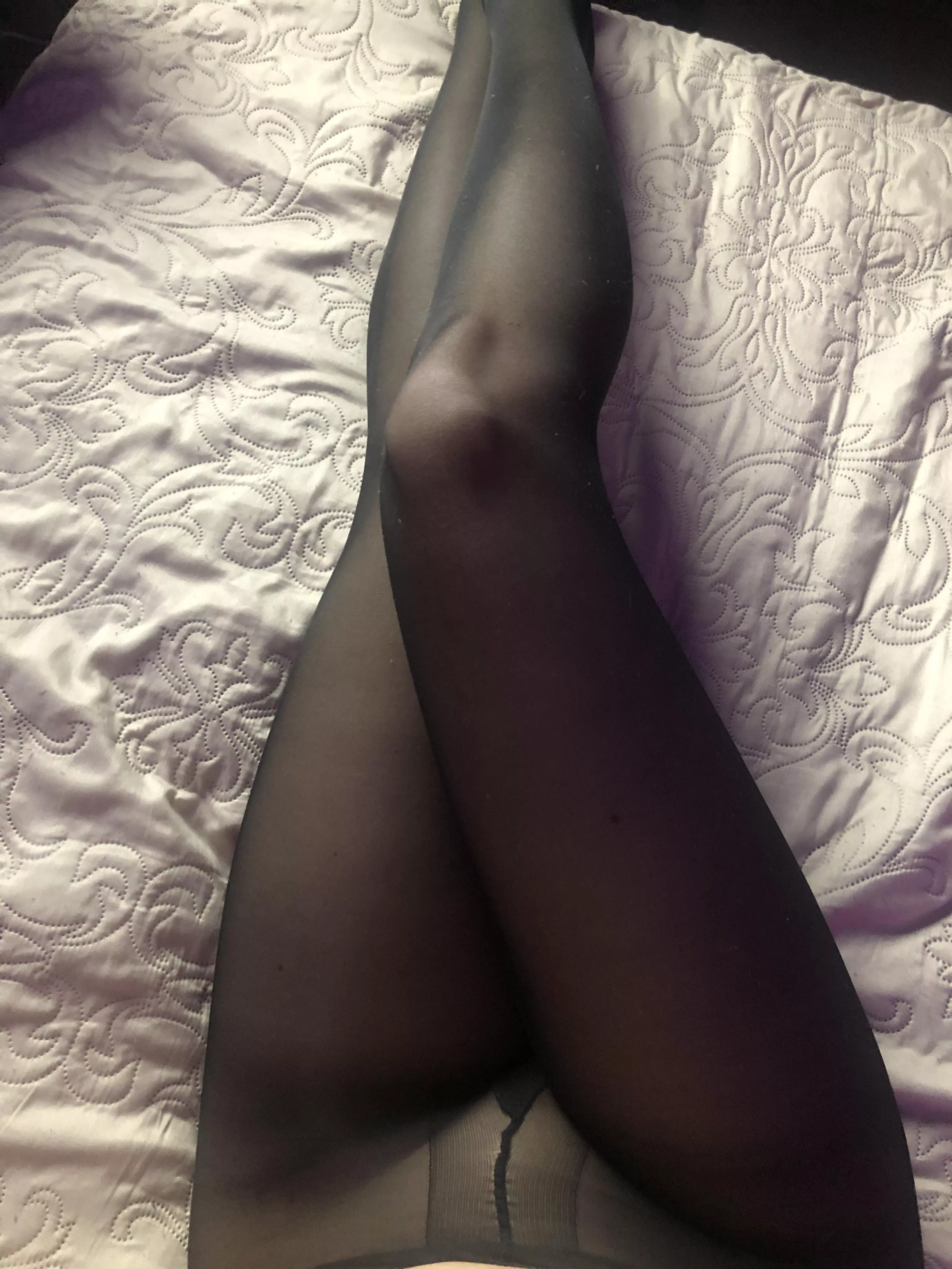 Aren’t my legs perfect in nylons? posted by Zealousideal-Law-896