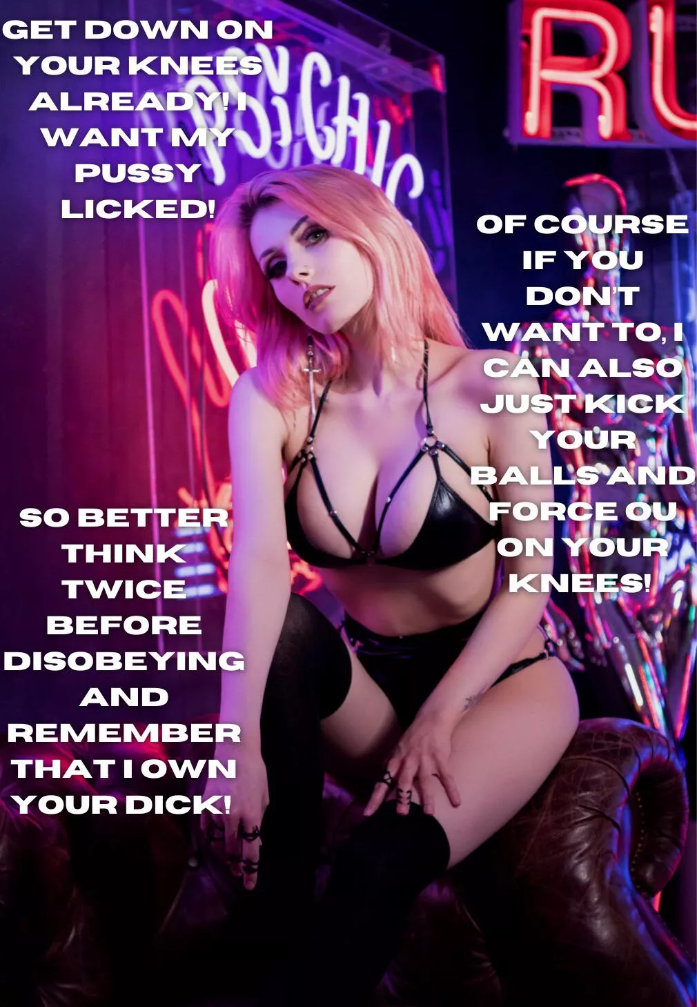 Better get on your knees! posted by Substantial-Goat-660